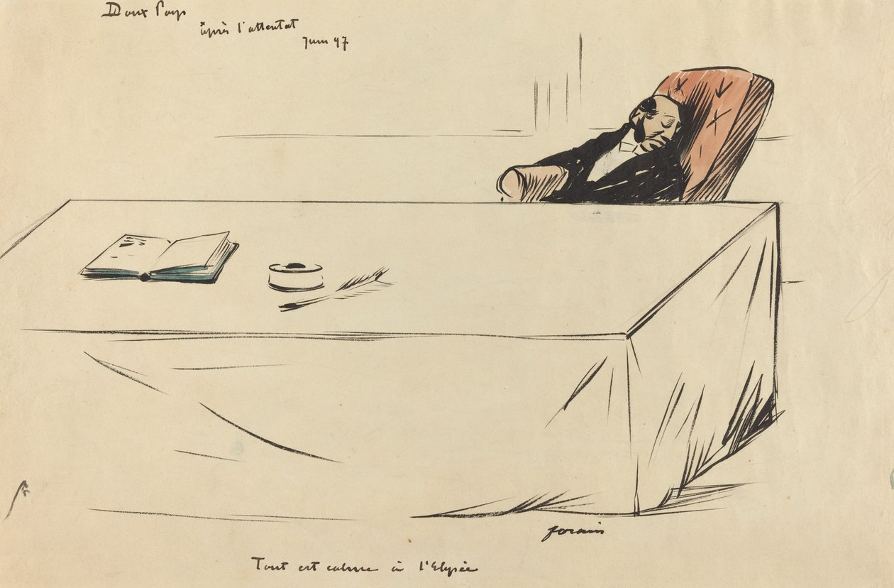 A bombázás után, 1897. június. alkotó: Jean-Louis Forain
