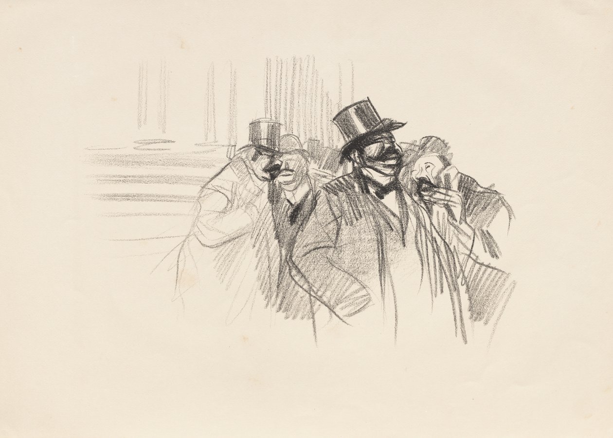 A tőzsdén alkotó: Jean Louis Forain