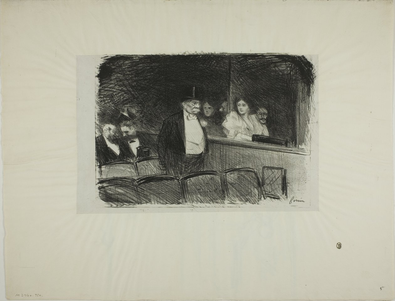 A Színházban alkotó: Jean Louis Forain