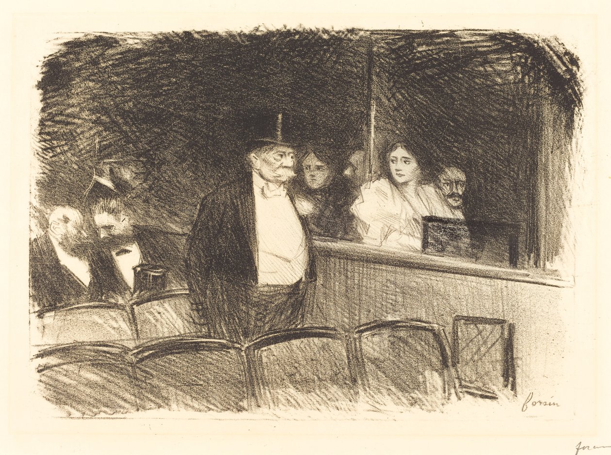 A színházban alkotó: Jean Louis Forain