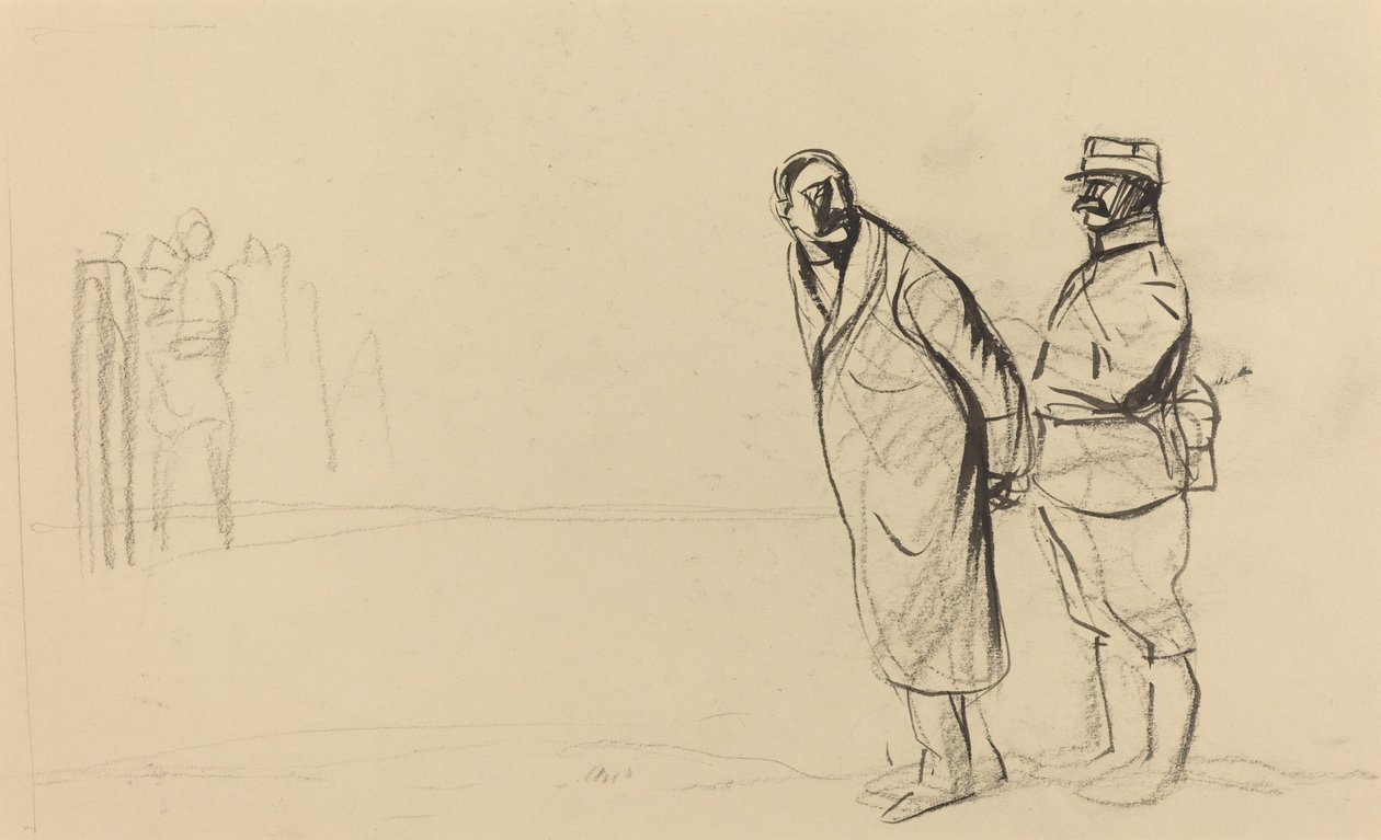 Vincennes elején. Bolo pasa, c. 19141919. alkotó: Jean Louis Forain