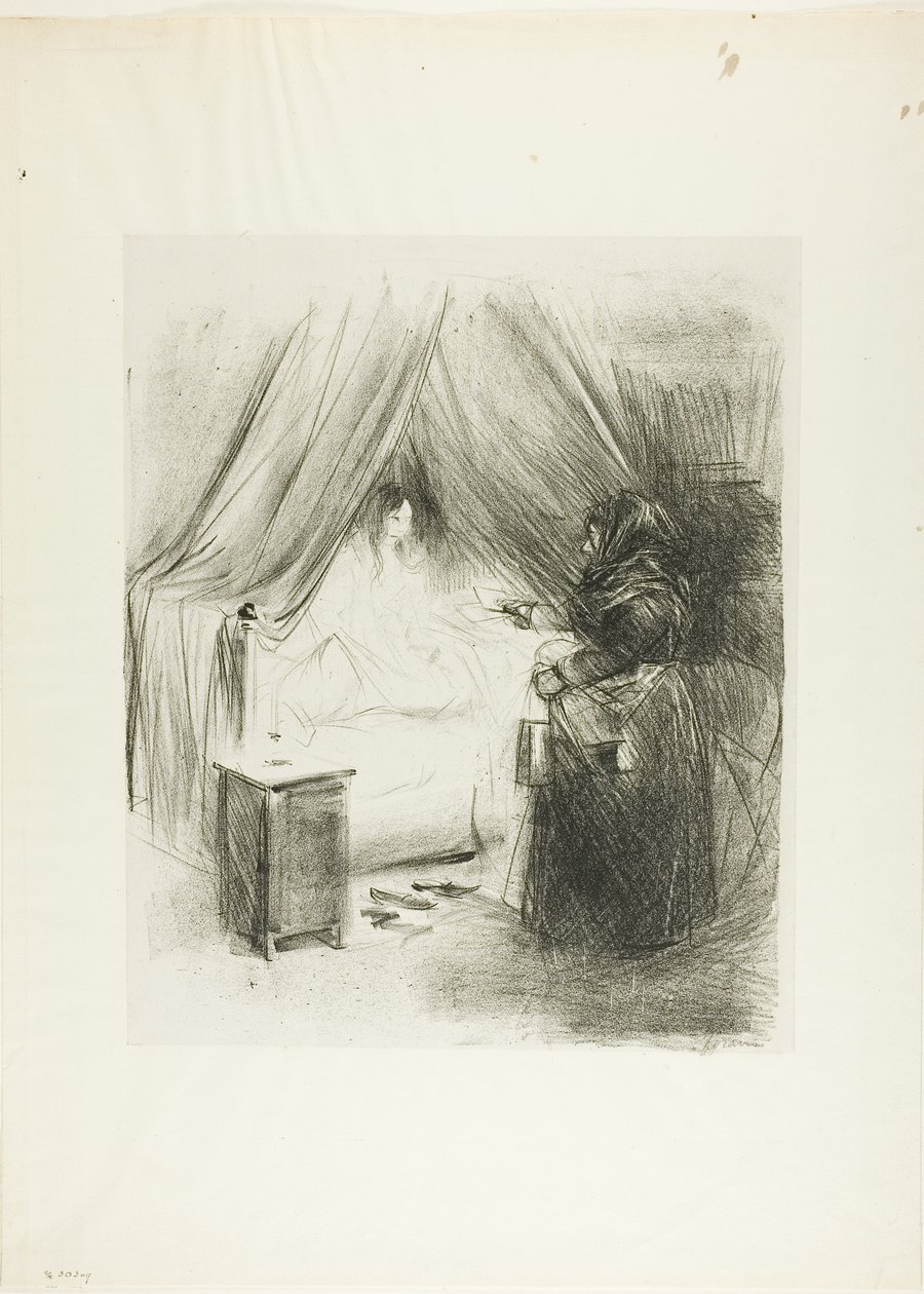 Reggeli (függőleges tányér) alkotó: Jean Louis Forain