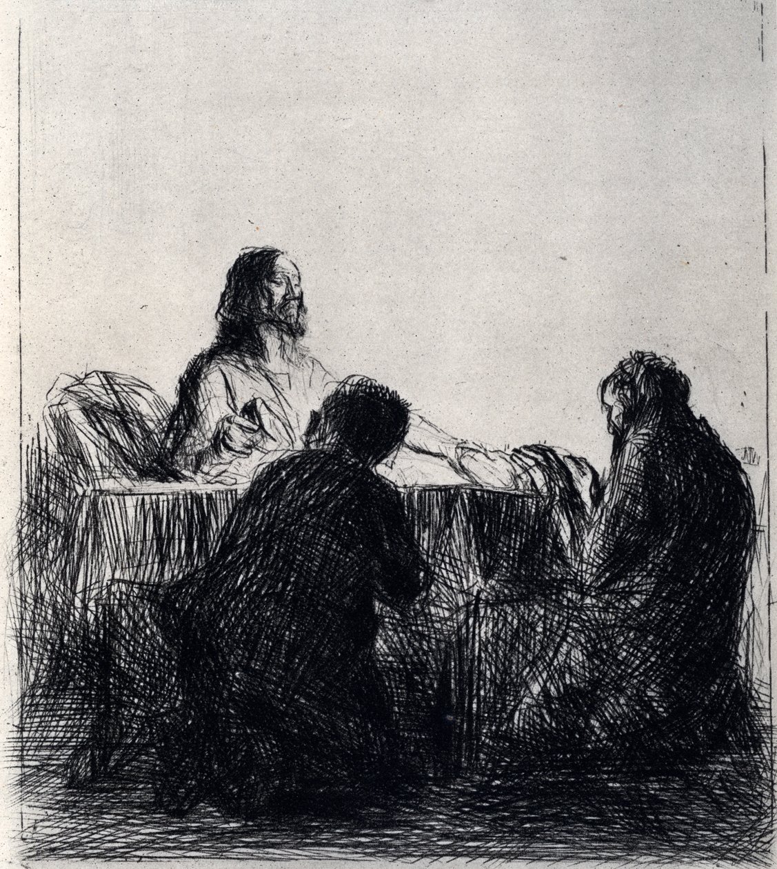 Kenyértörés, 1925. alkotó: Jean Louis Forain