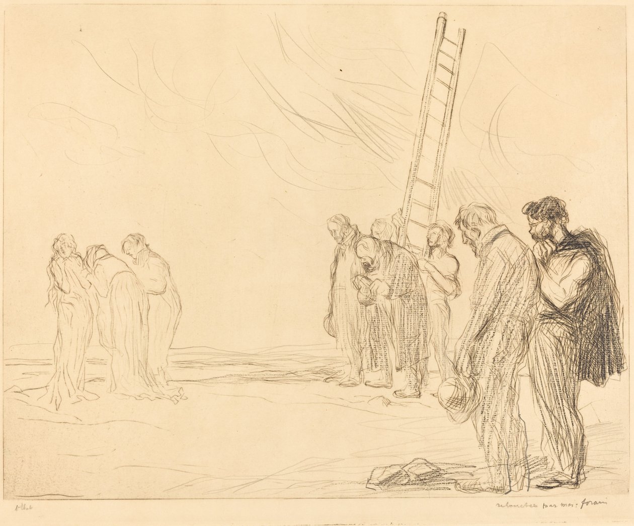 Kálvária (második lemez) alkotó: Jean Louis Forain