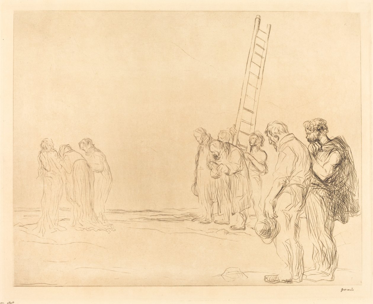 Kálvária (második lemez) alkotó: Jean-Louis Forain