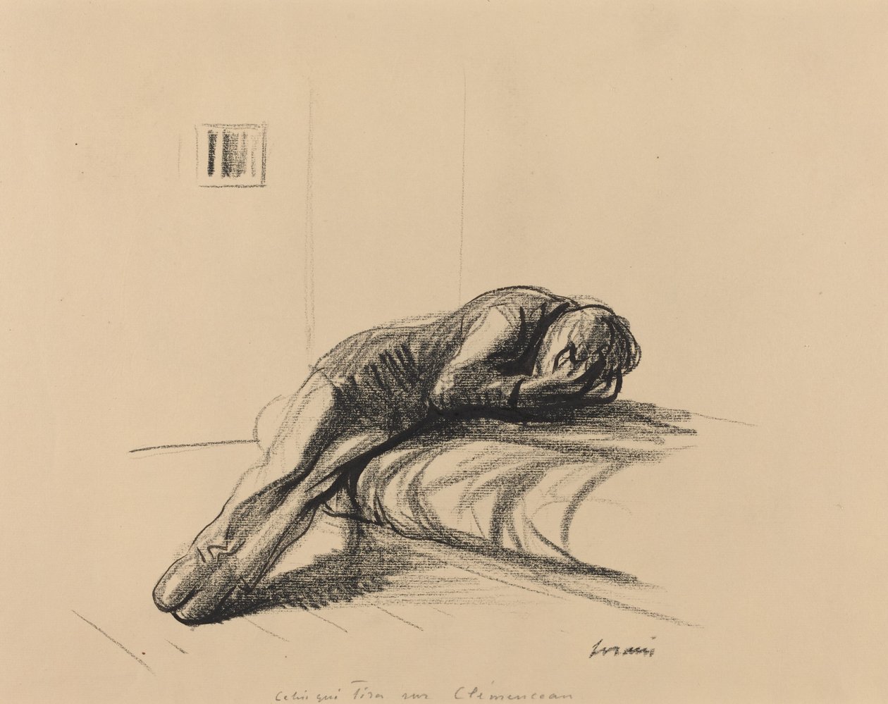Az, aki 1919-ben vagy azután lelőtte Clemenceau-t. alkotó: Jean Louis Forain