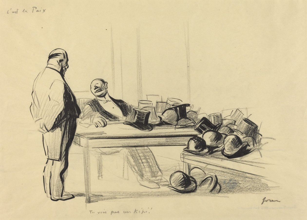 Ez a Béke. Nem látsz kepit! alkotó: Jean Louis Forain