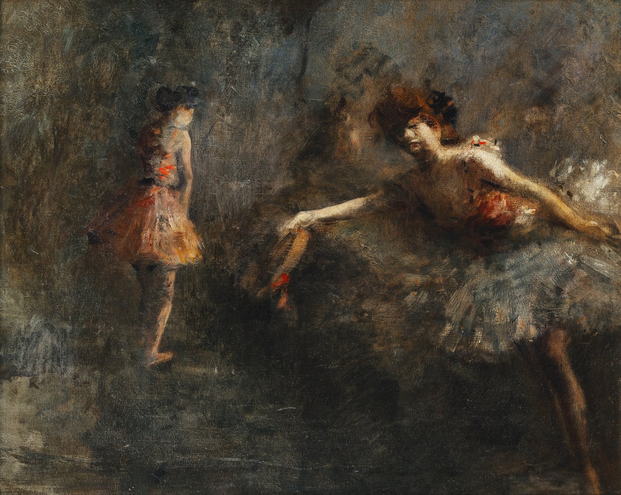 cirkuszi előadók; Cirkuszművészek, alkotó: Jean Louis Forain