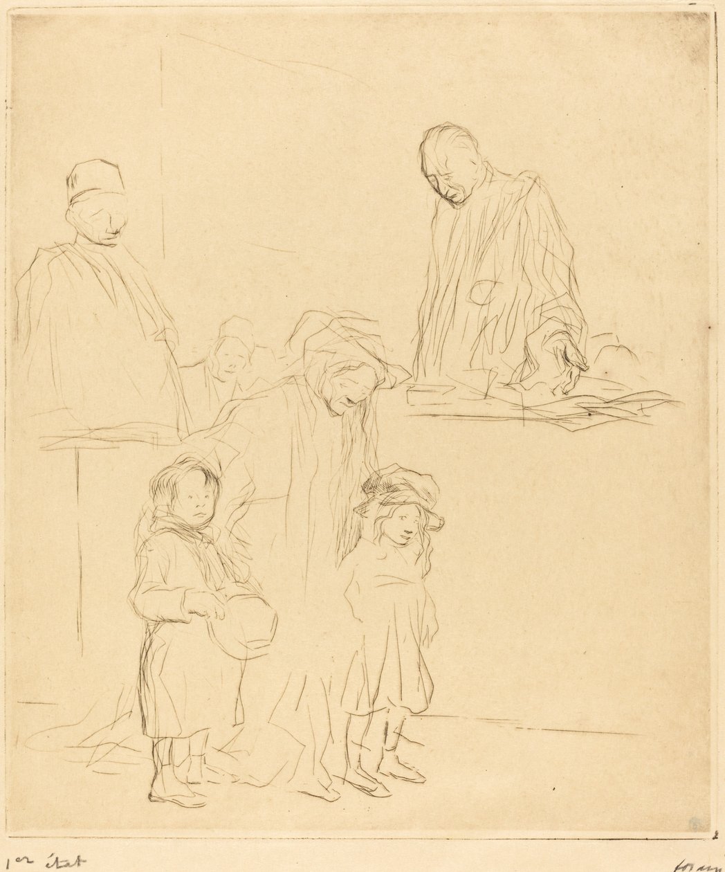 Kilépés a meghallgatásból (első lemez) alkotó: Jean Louis Forain