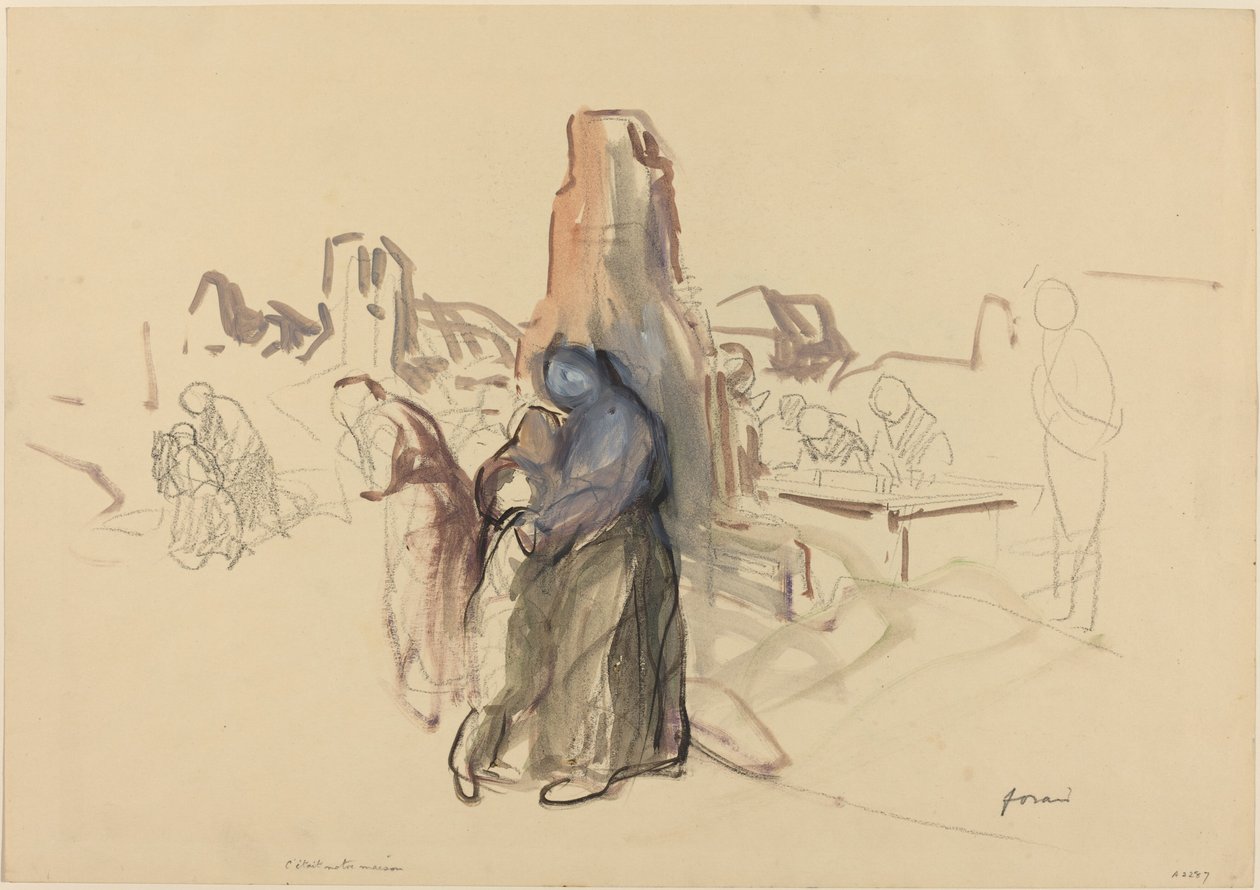 Ez volt a mi házunk, c. 19141919. alkotó: Jean Louis Forain