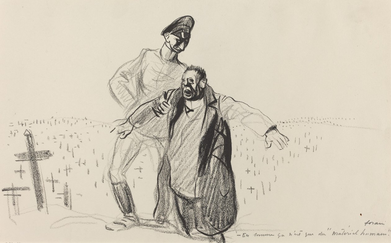 Röviden, ez csak emberi anyag., c. 19141919. alkotó: Jean Louis Forain