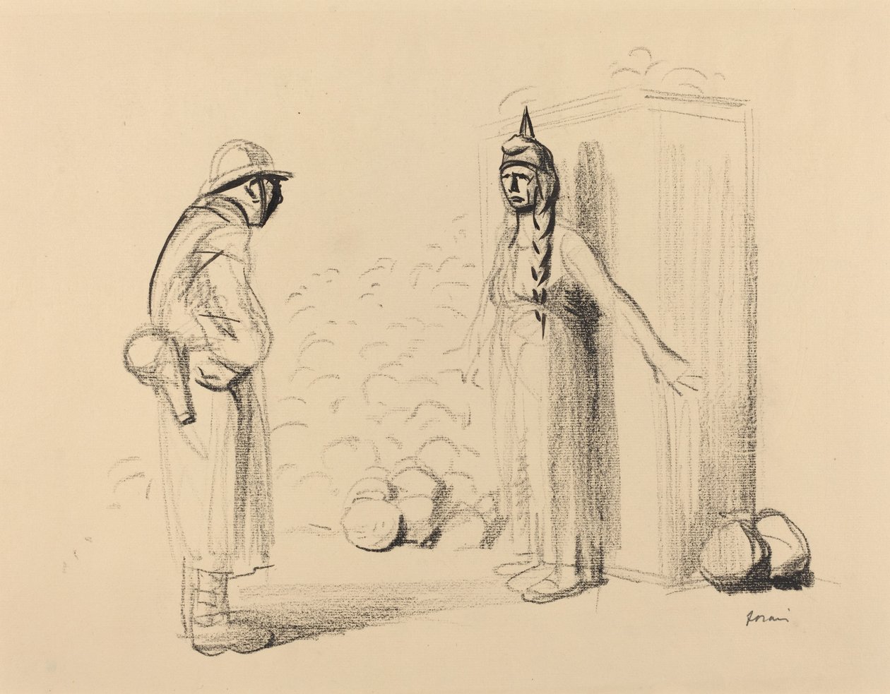 "Louis" elrejtése alkotó: Jean Louis Forain
