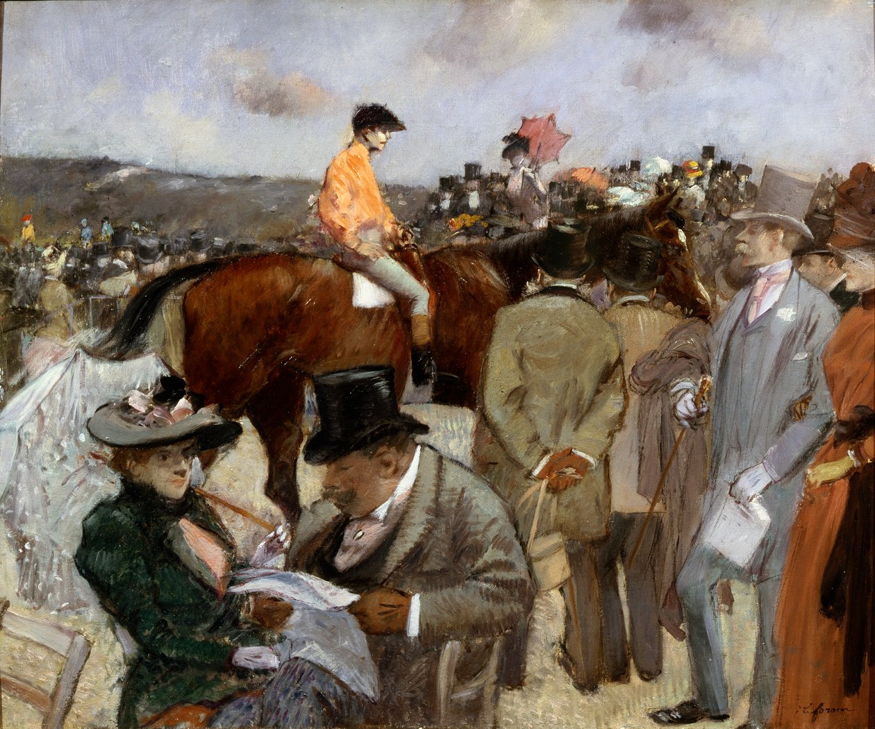 Lóverseny, 1888. alkotó: Jean Louis Forain