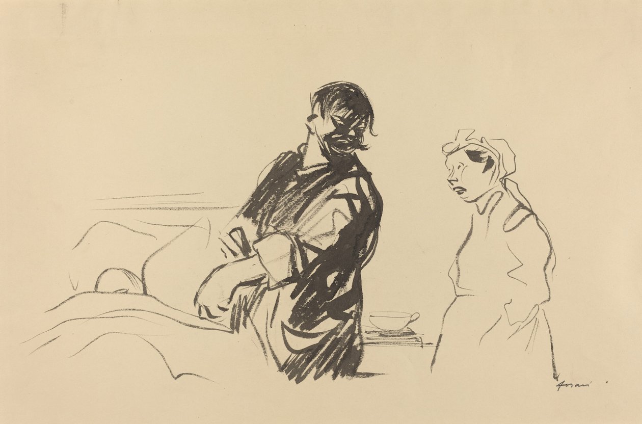 Kórházi jelenet alkotó: Jean Louis Forain