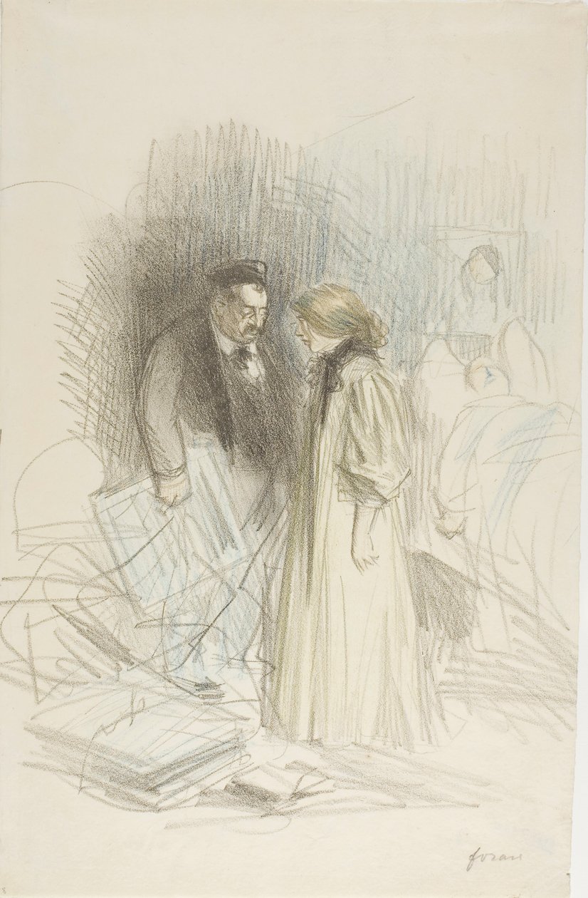 Nem merem levenni őket... túlságosan fájna neki. alkotó: Jean Louis Forain