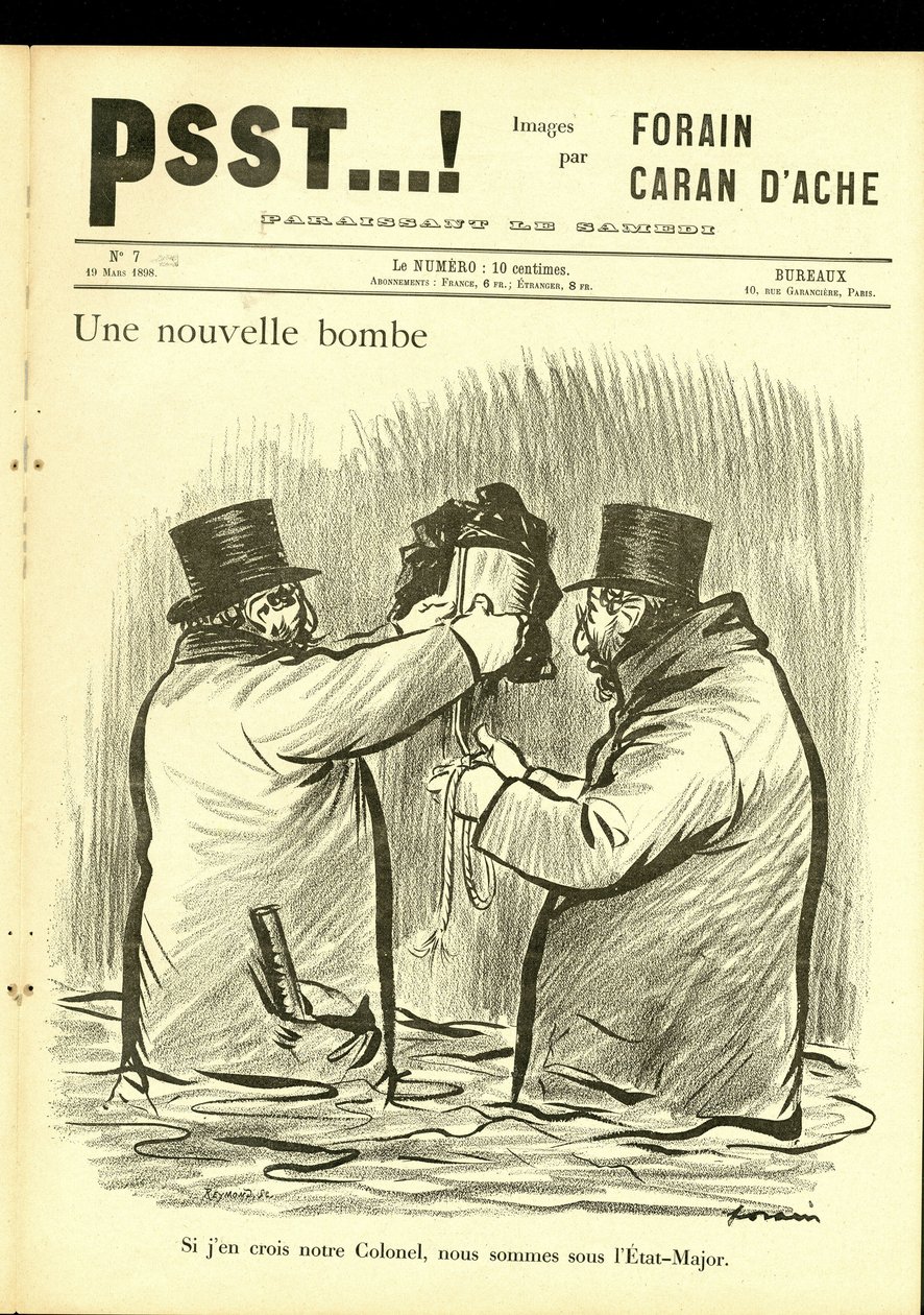 Jean-Louis Forain (1852-1931) illusztrációja a Psst...-ben! alkotó: Jean-Louis Forain