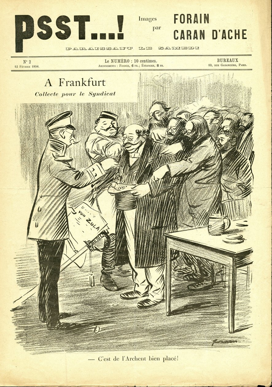 Jean-Louis Forain (1852-1931) illusztrációja a Psst...-ben! alkotó: Jean Louis Forain
