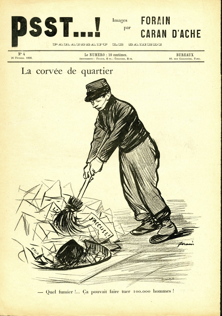 Jean-Louis Forain (1852-1931) illusztrációja a Psst...-ben! alkotó: Jean-Louis Forain