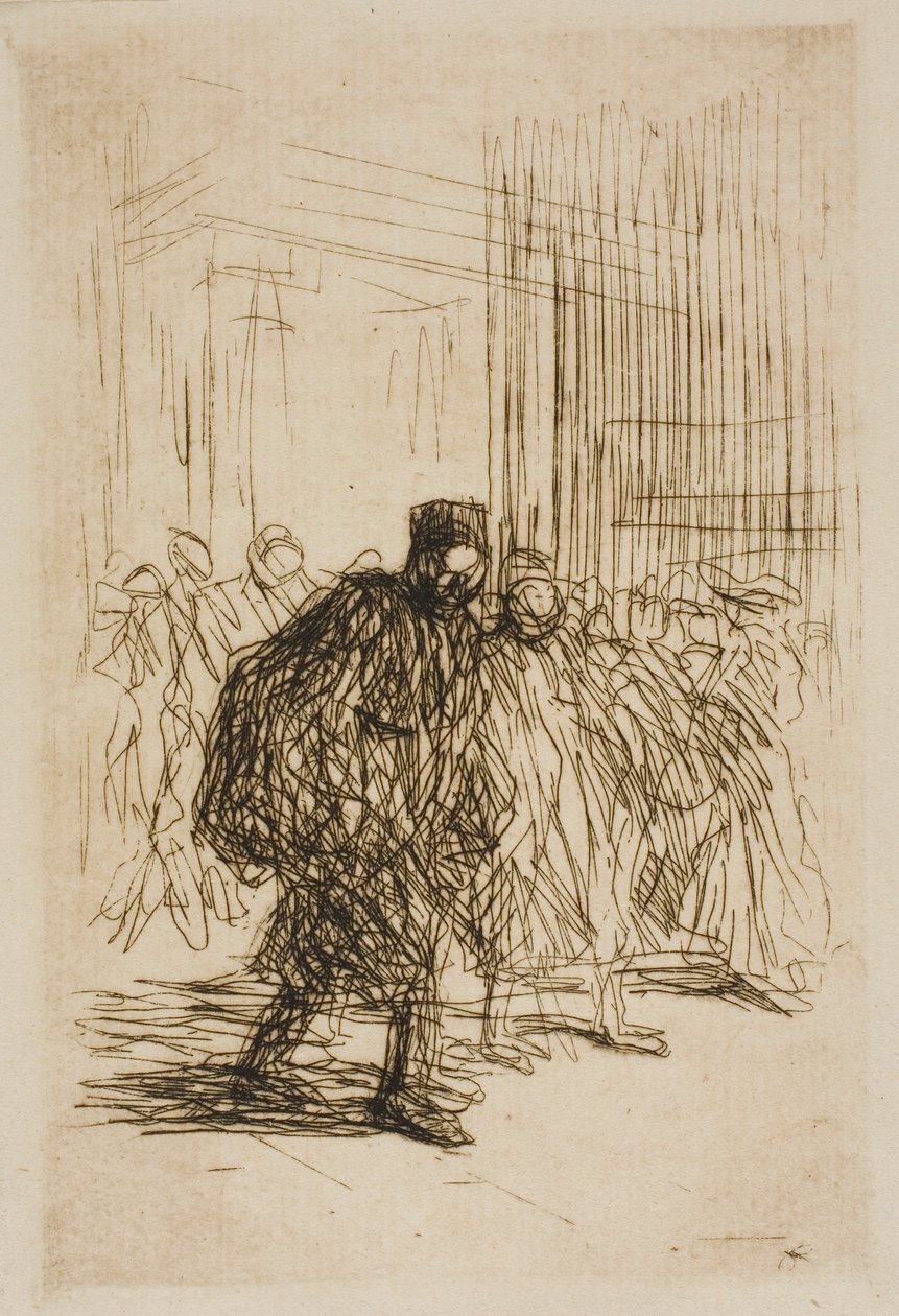 Az udvarház folyosóin alkotó: Jean Louis Forain