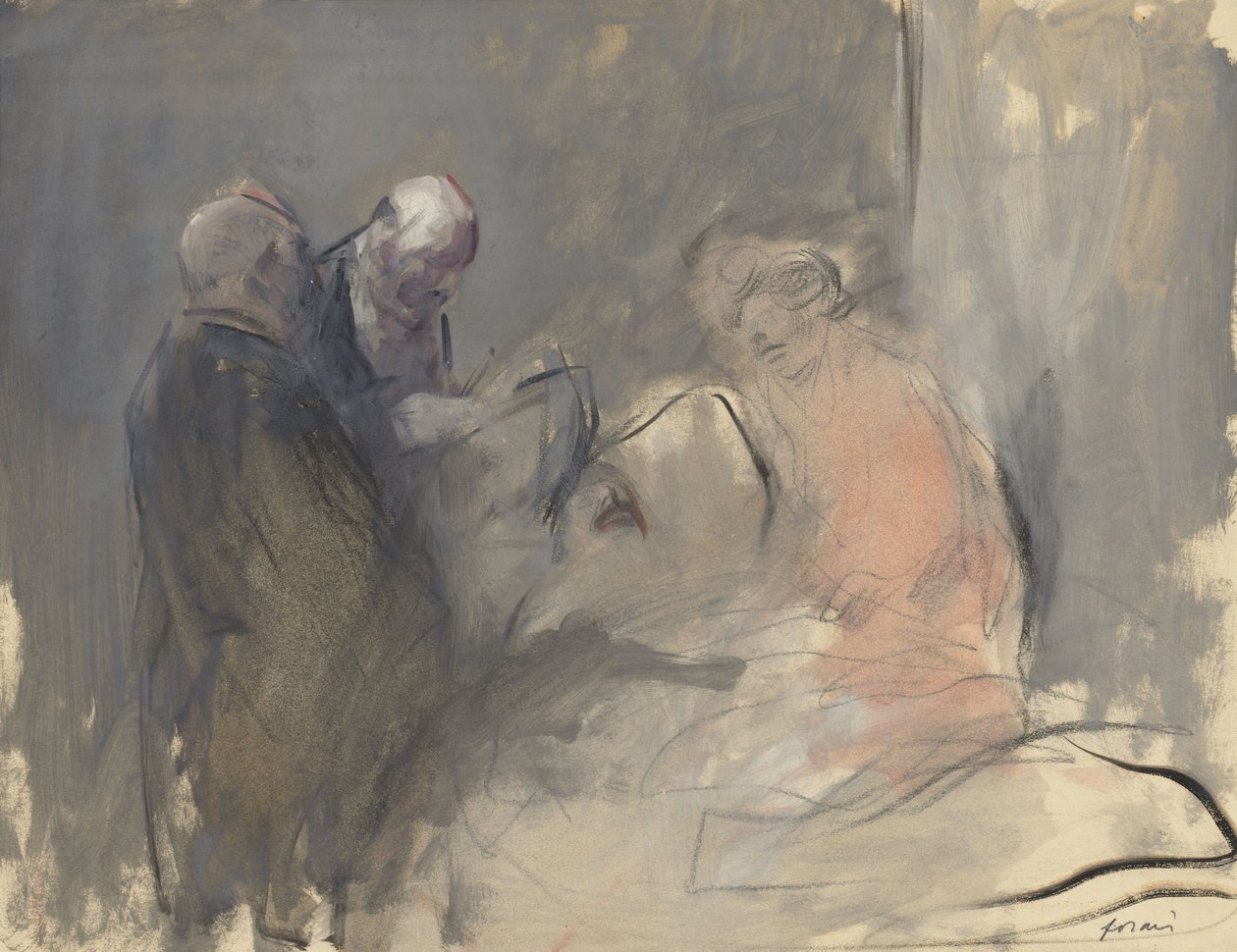 A kórházban (rekto) alkotó: Jean Louis Forain