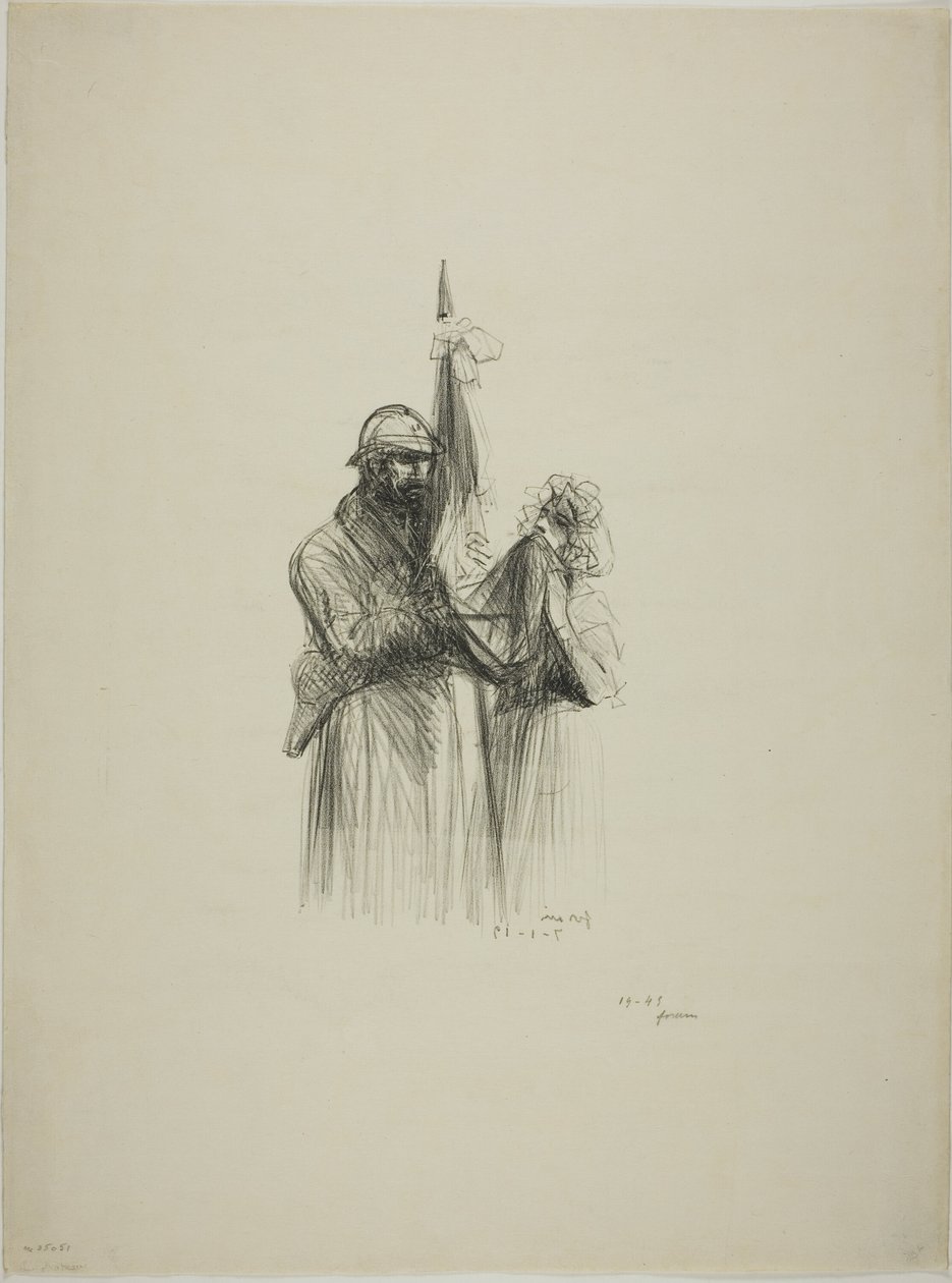 Csók a zászló alkotó: Jean Louis Forain