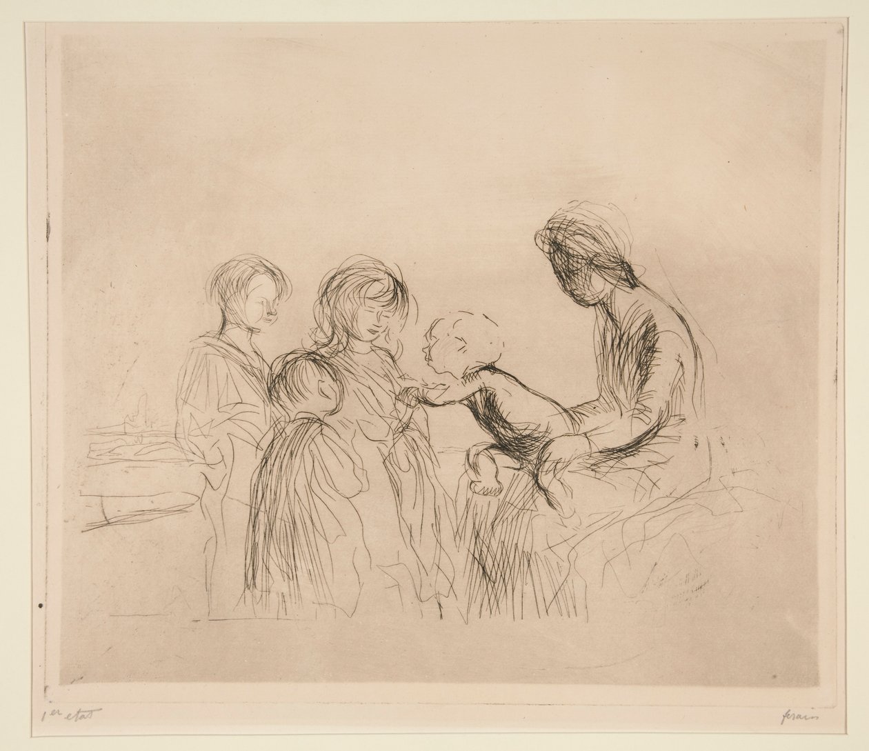 Madonna és a gyerekek alkotó: Jean Louis Forain