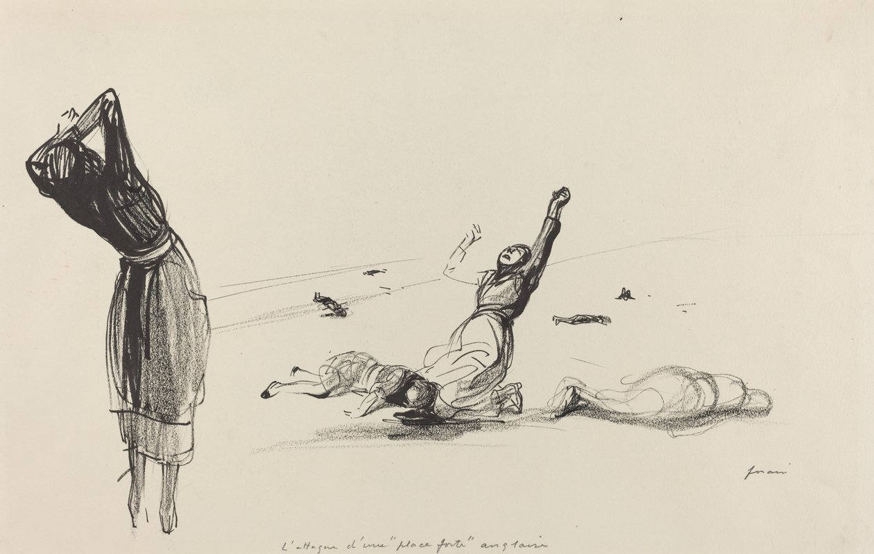 Támadás egy angol "erőd" ellen alkotó: Jean Louis Forain