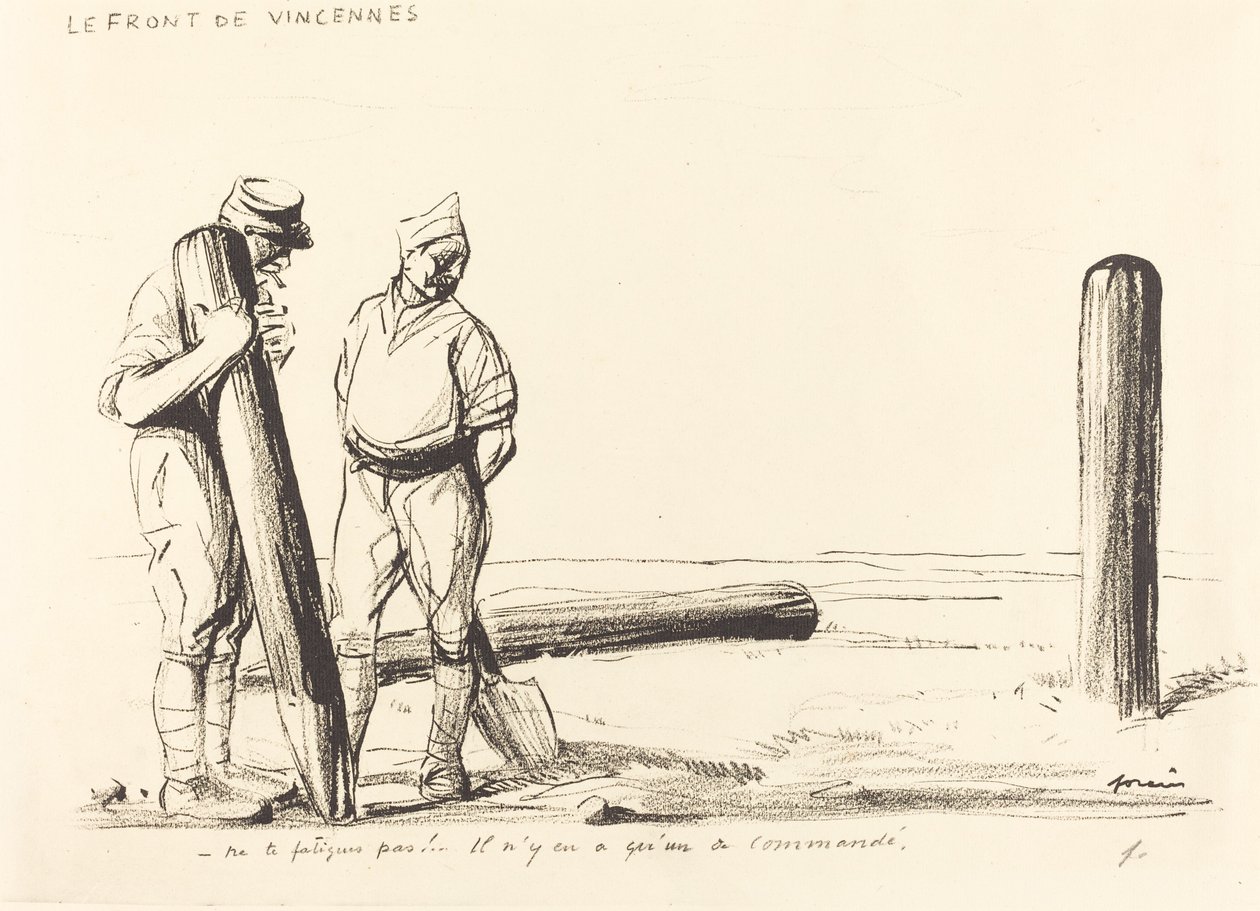Vincennes frontja alkotó: Jean Louis Forain