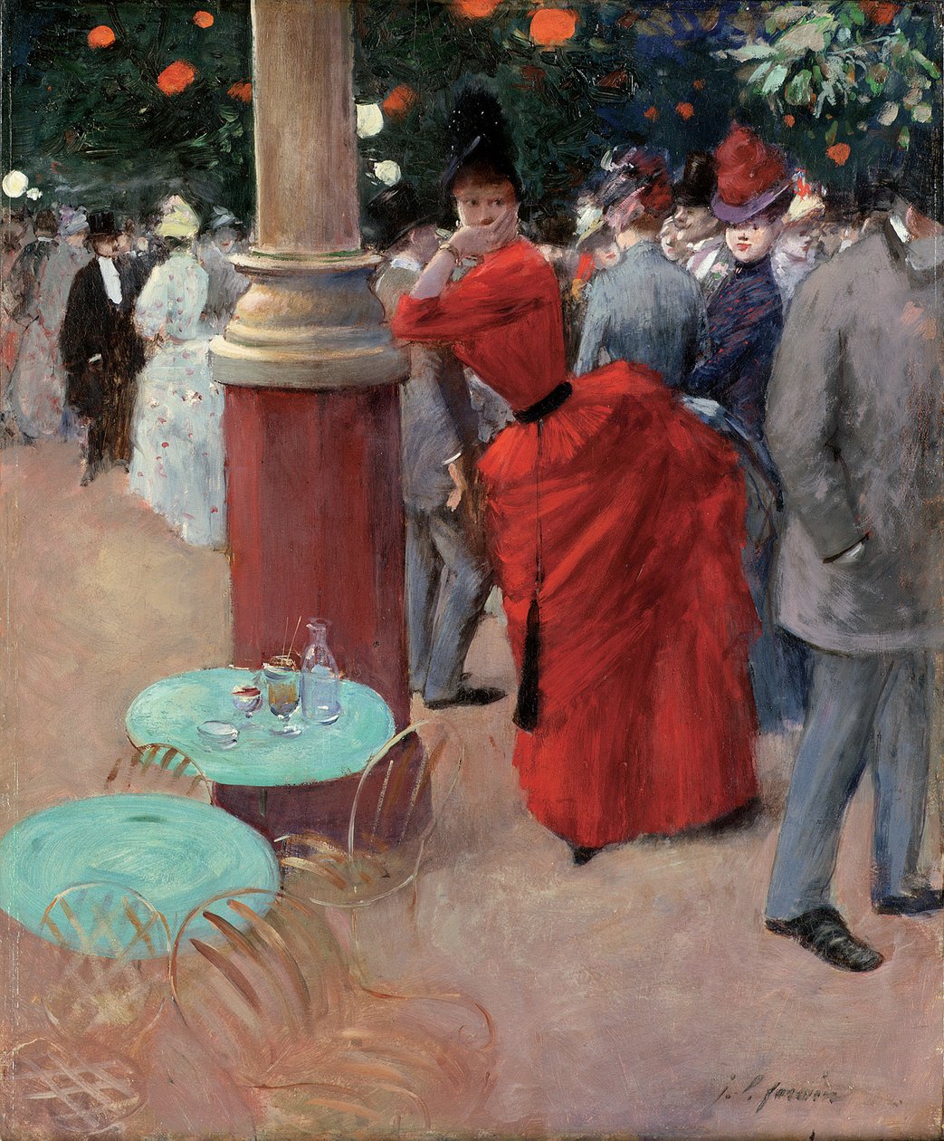 The Public Garden, 1884 körül alkotó: Jean Louis Forain