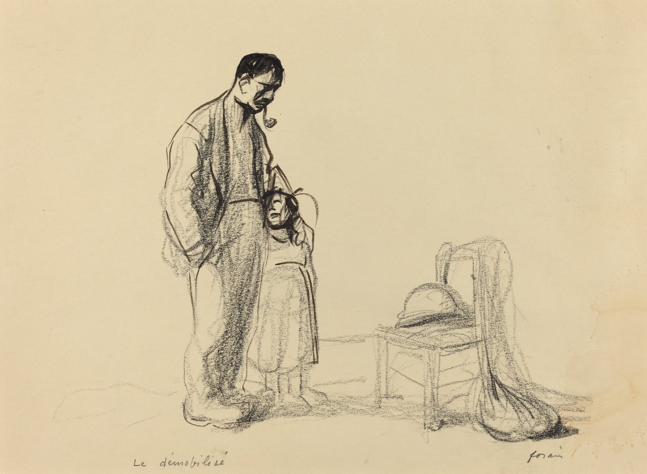 A leszerelt, c. 19141919. alkotó: Jean Louis Forain