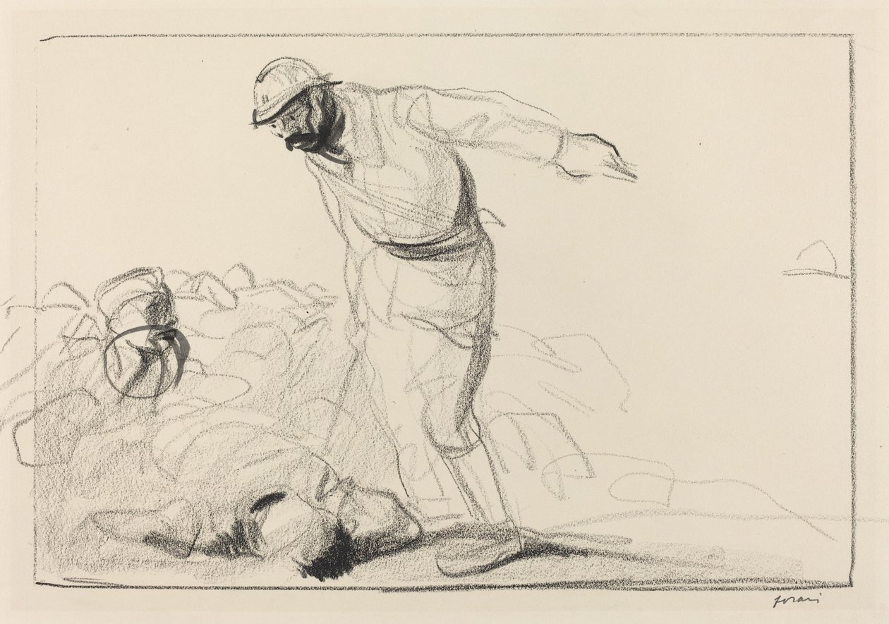 Lost Illusions, valószínűleg 1918. alkotó: Jean Louis Forain
