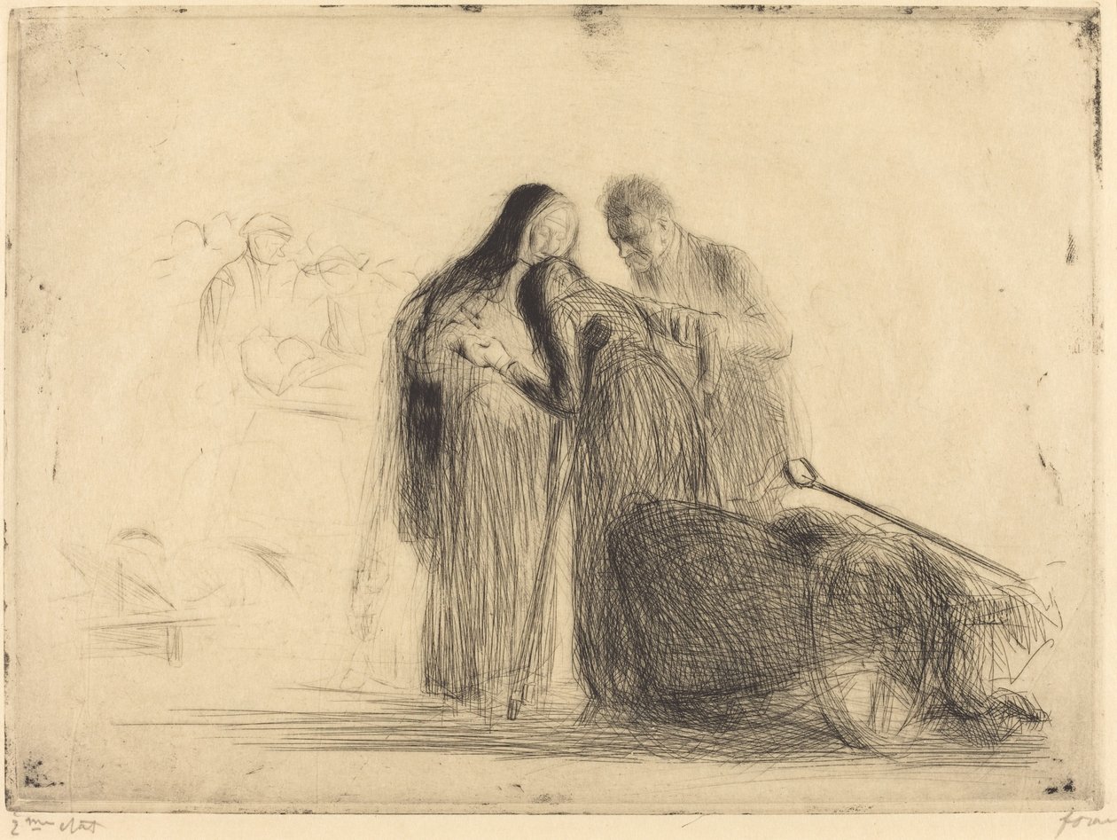 Lourdes, a bénult (második lemez) alkotó: Jean Louis Forain