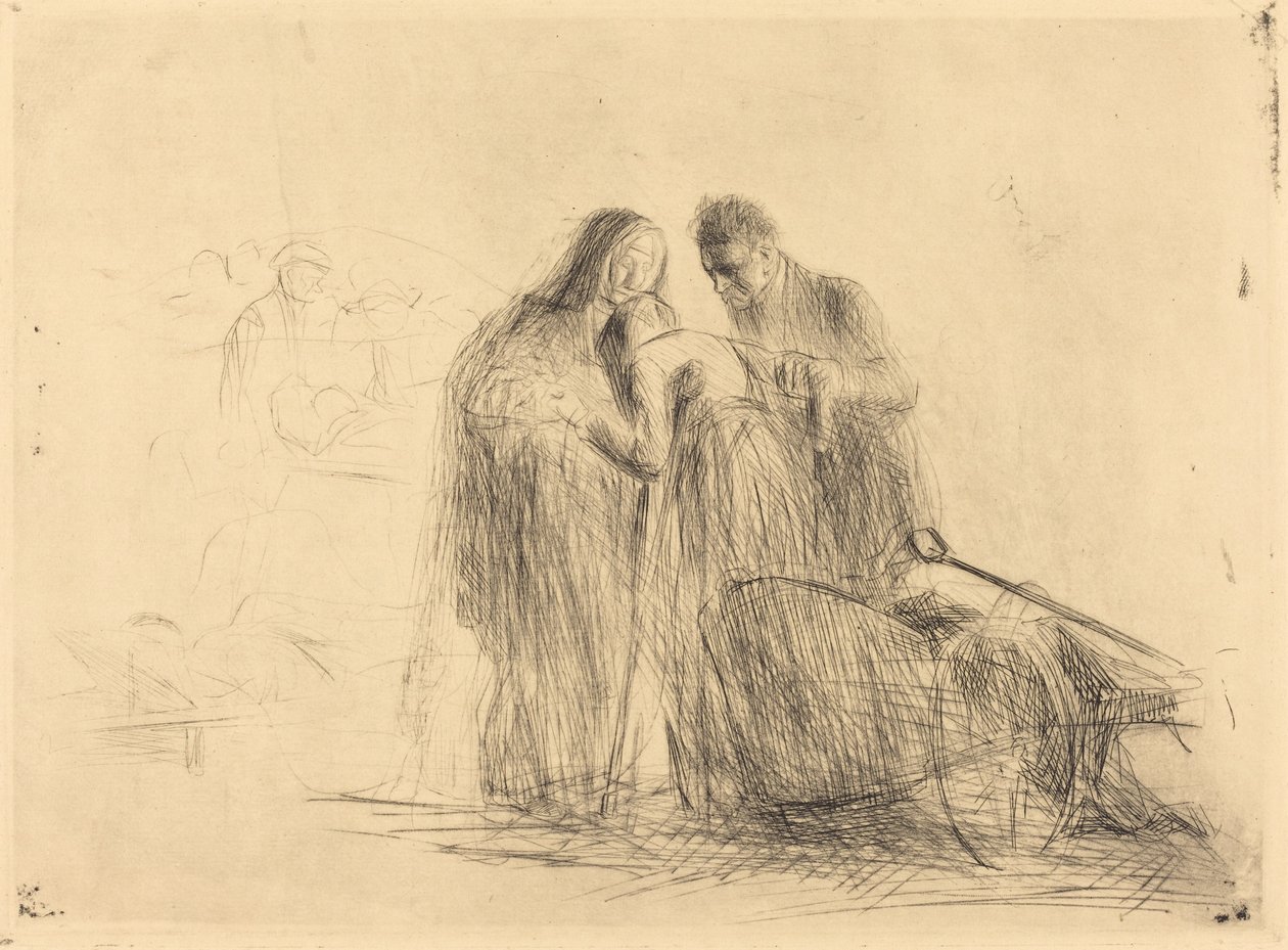 Lourdes, a bénult (második lemez) alkotó: Jean Louis Forain