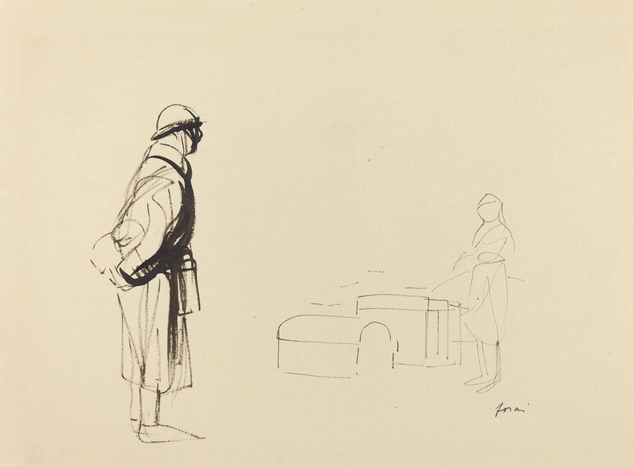 Poilu és nővér alkotó: Jean Louis Forain