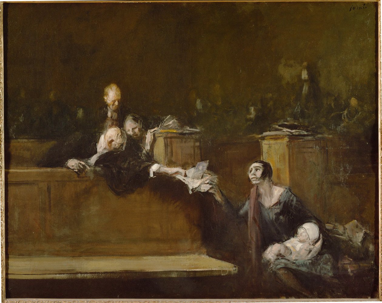 Bírósági jelenetek ... alkotó: Jean Louis Forain