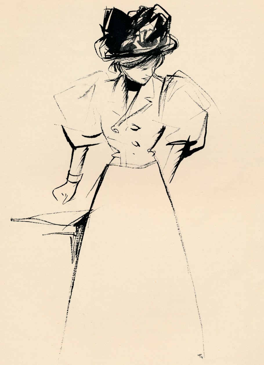 Forain tanulmánya az indiai tintáról, 1898 alkotó: Jean Louis Forain