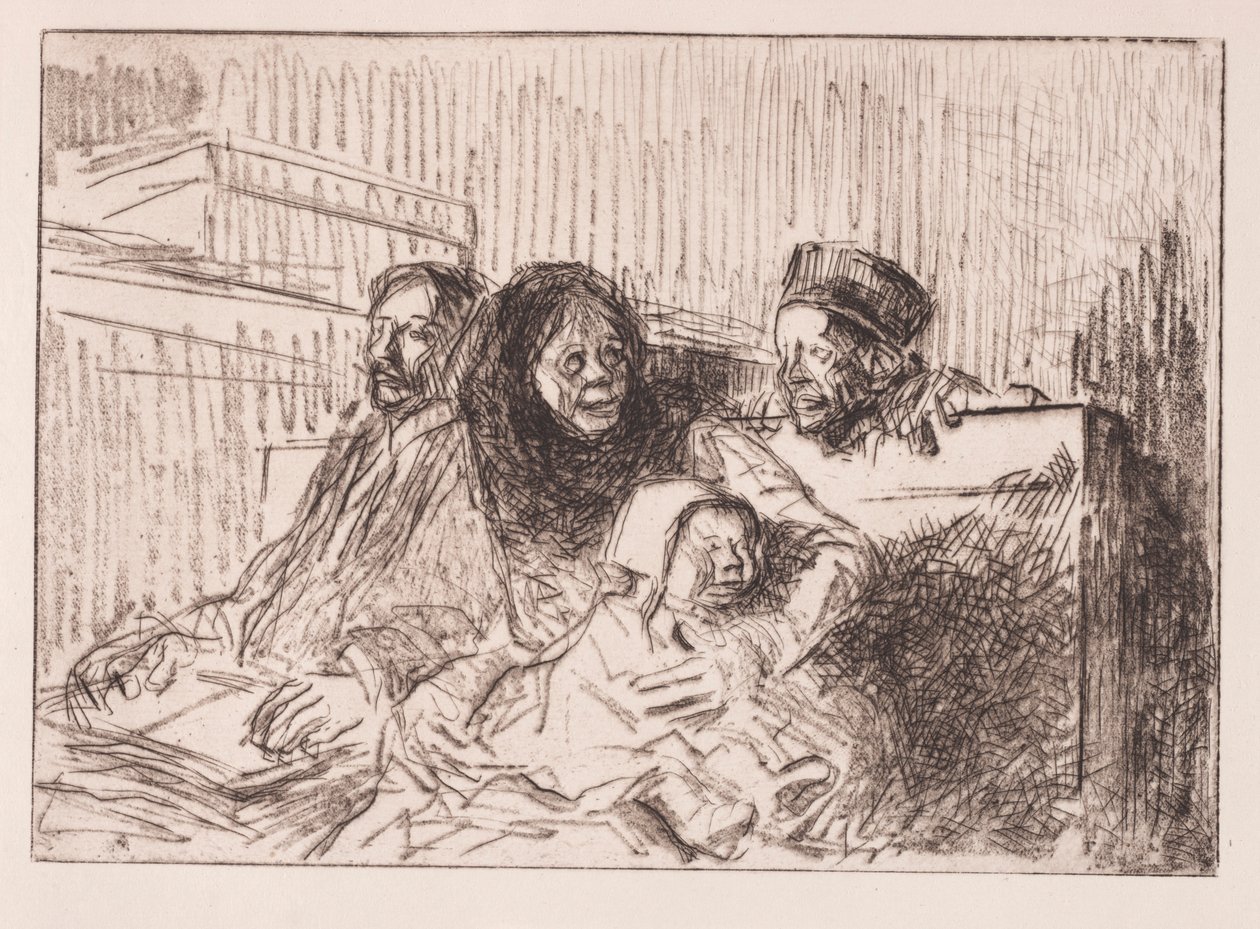 Tanúk a bíróságon, 1908. alkotó: Jean-Louis Forain