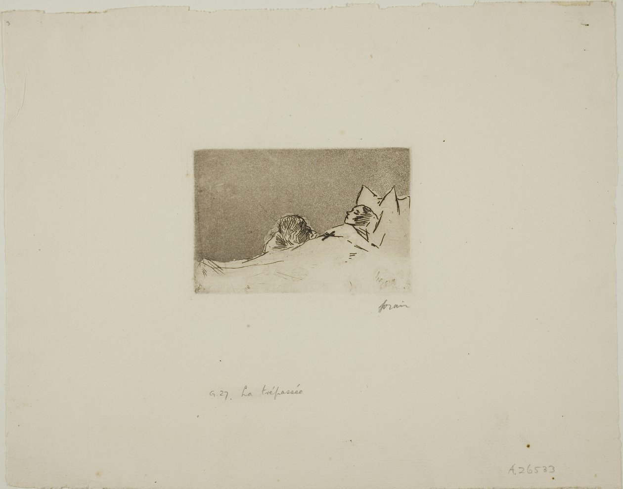 A halott lány alkotó: Jean Louis Forain