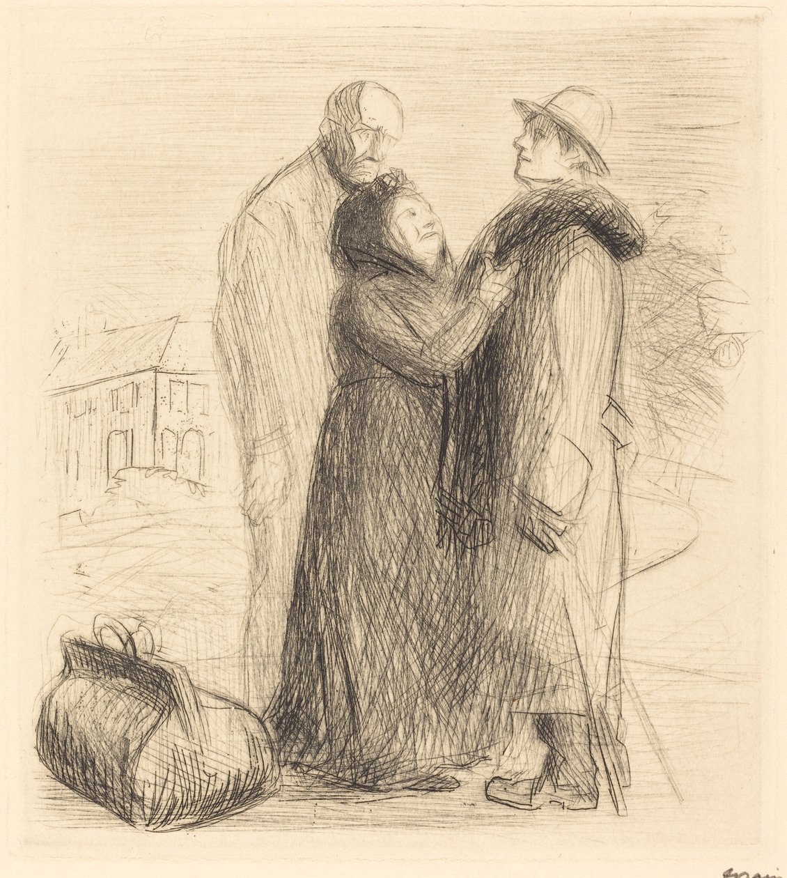 A tékozló fiú távozása (első lemez, függőleges) alkotó: Jean-Louis Forain