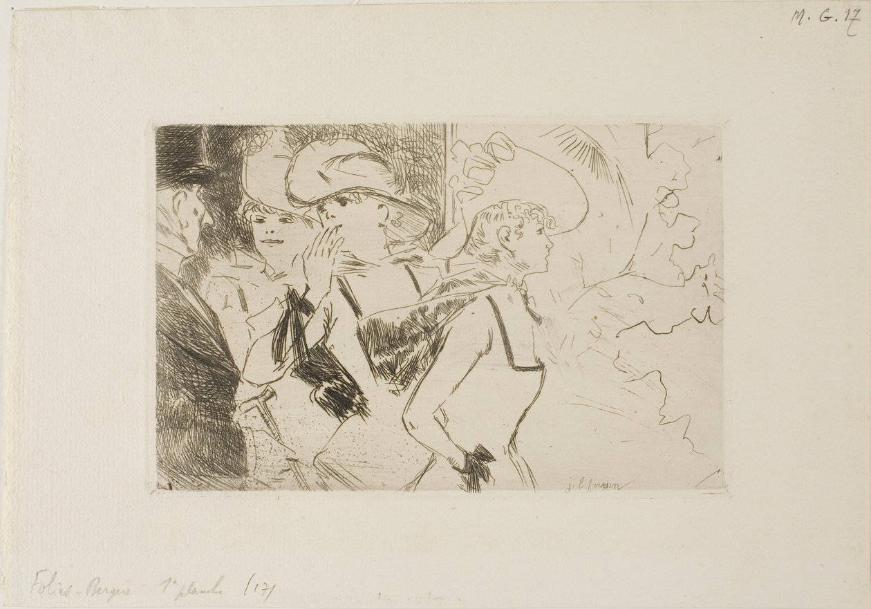 A Foiles-Bergère, első lemez alkotó: Jean Louis Forain
