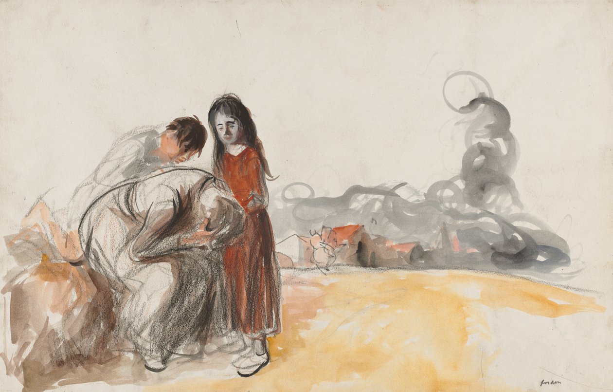 A németek elmentek, az 1800-as évek negyedik negyede vagy az 1900-as évek első harmada. alkotó: Jean Louis Forain