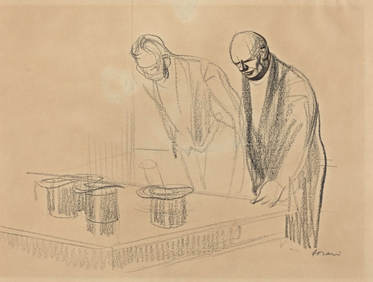 A szövetségesek kalapja [recto] alkotó: Jean Louis Forain
