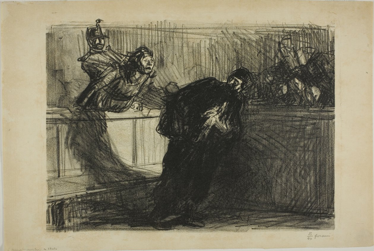 Az ügyvéd bántalmazott alkotó: Jean Louis Forain