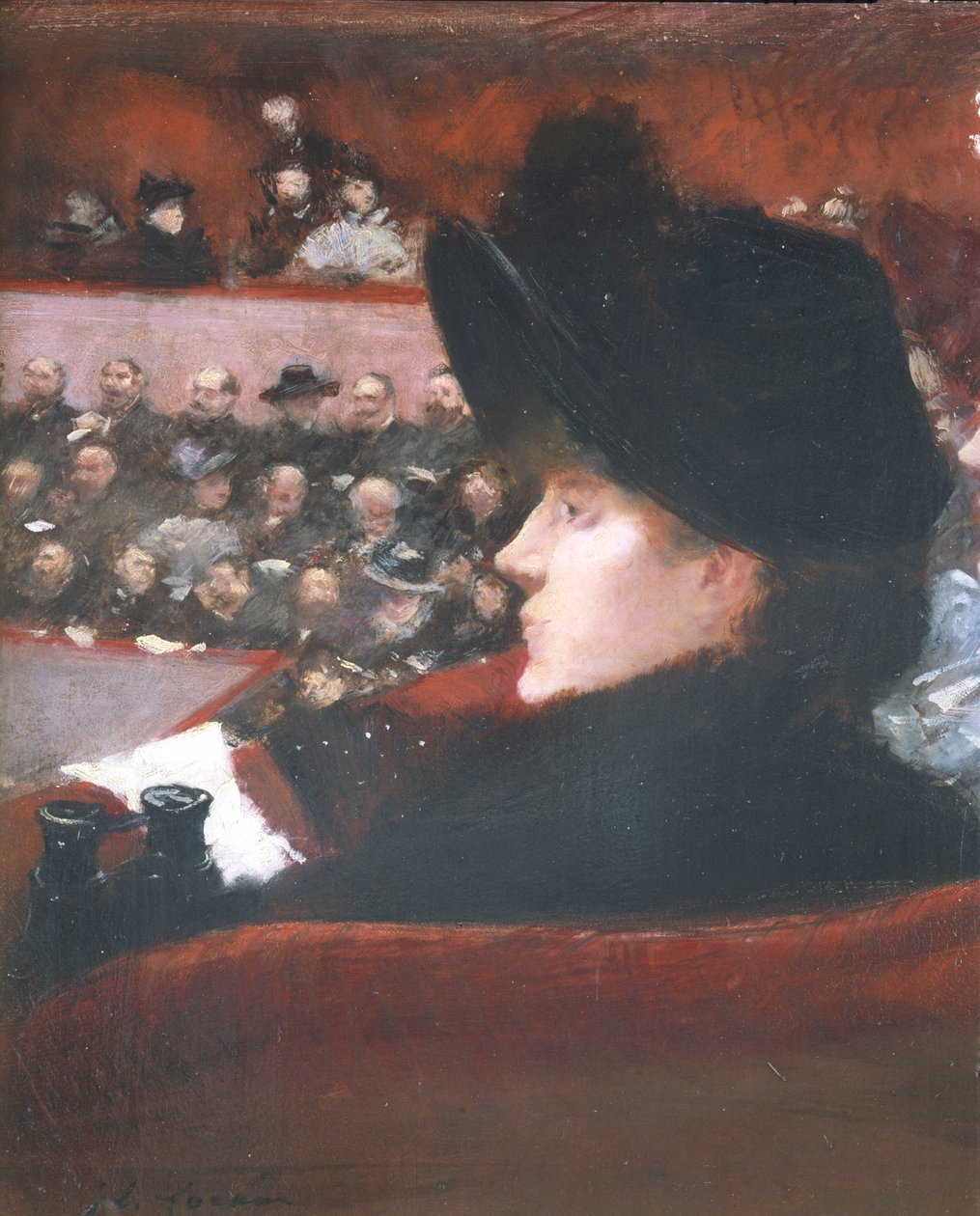 The Lodge, 1880 körül (olaj, vászon) alkotó: Jean Louis Forain