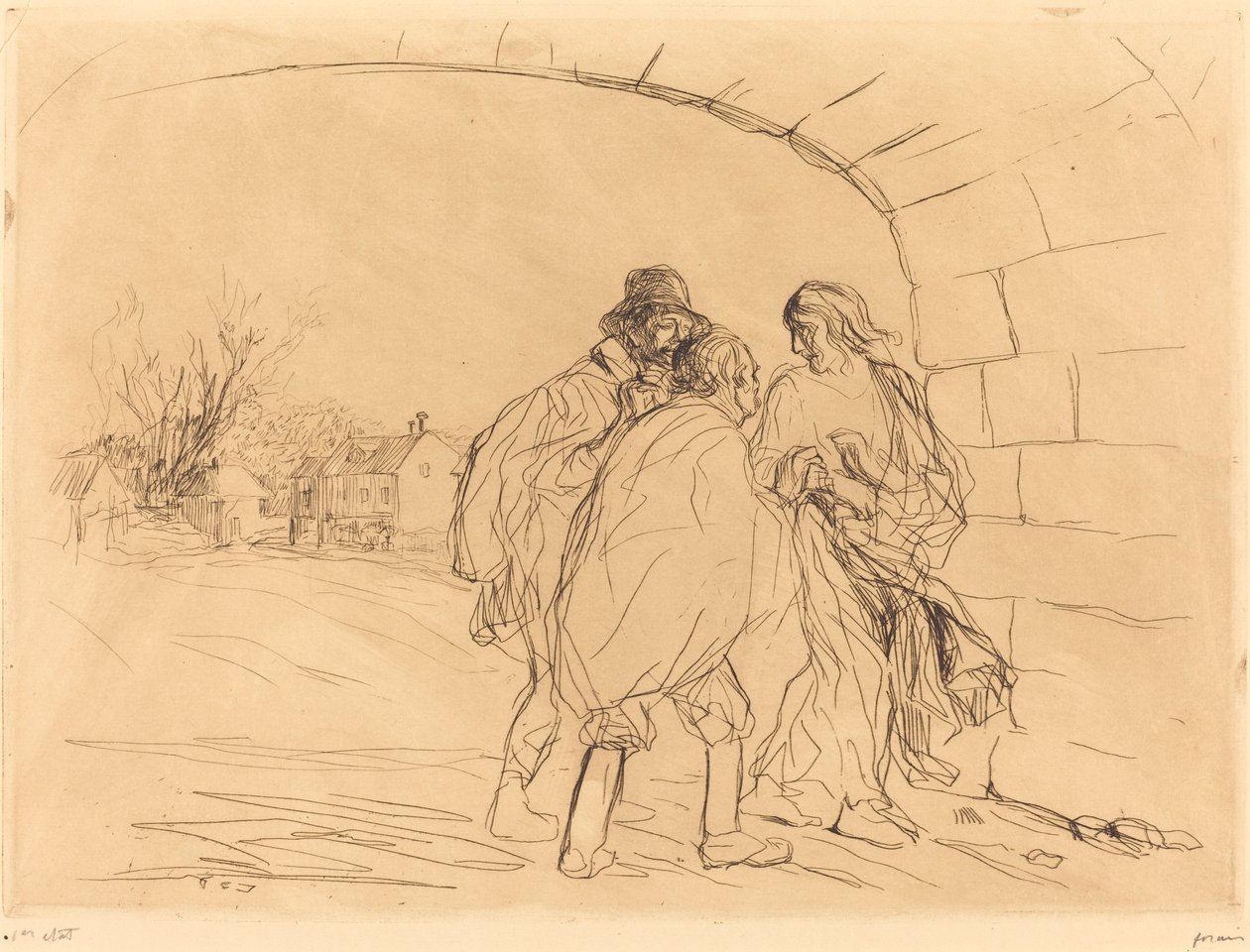 Találkozás a boltív alatt (első lemez) alkotó: Jean Louis Forain
