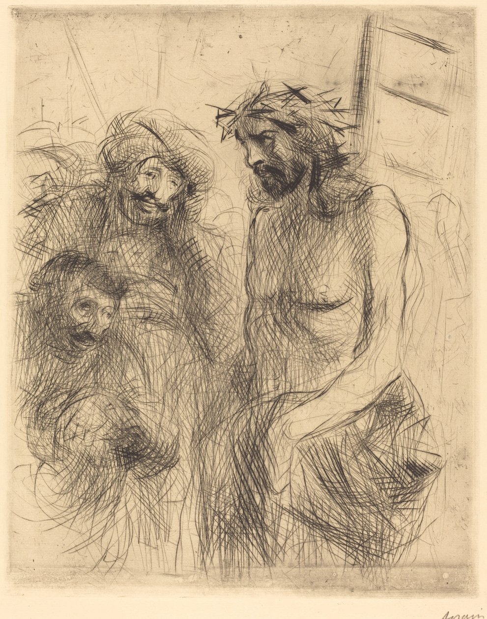 Krisztus kigúnyolása alkotó: Jean Louis Forain
