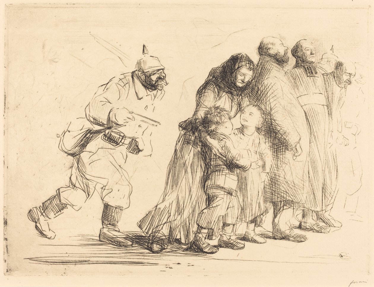 The Notables (nagy tányér) alkotó: Jean Louis Forain