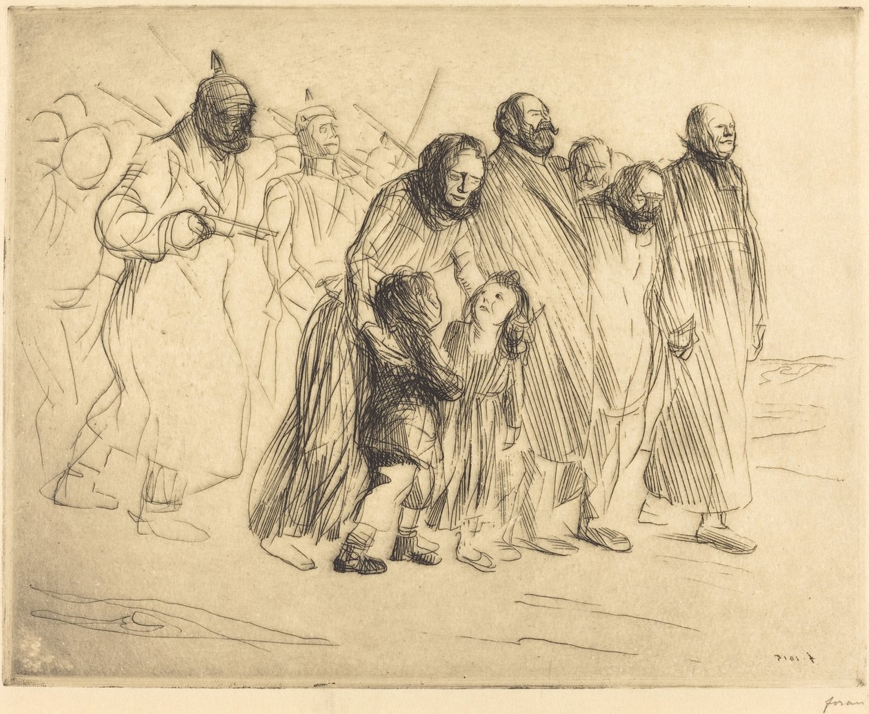 The Notables (kis tányér) alkotó: Jean Louis Forain