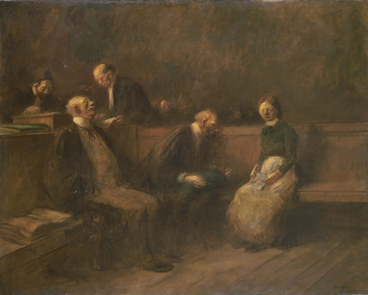 A petíció, 1906. alkotó: Jean Louis Forain