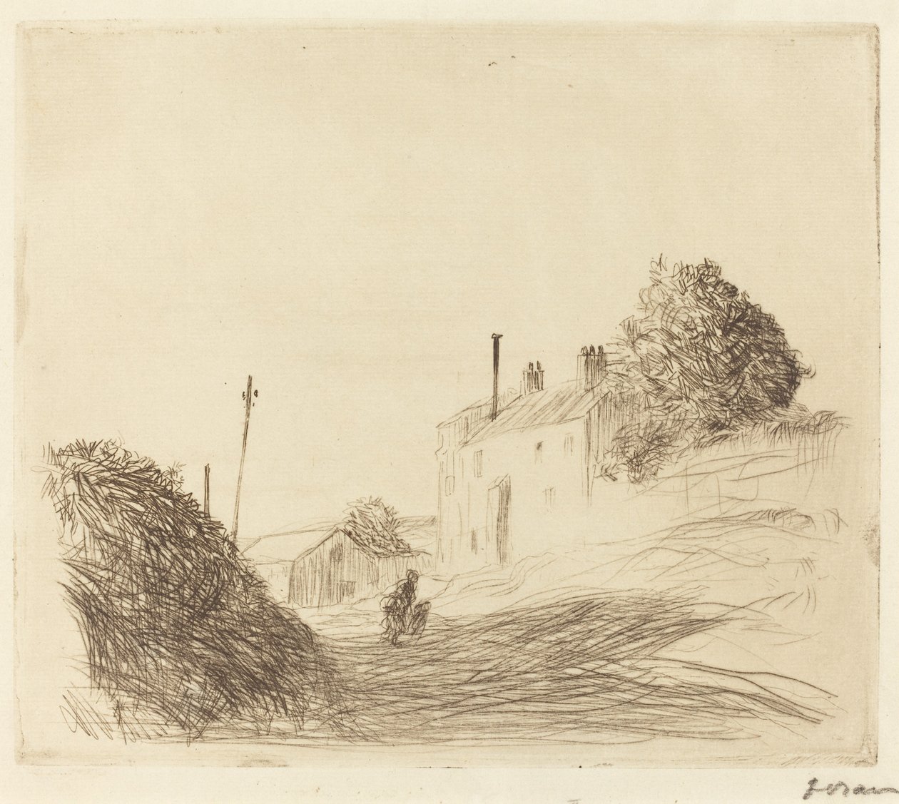 Az út Rocquencourtba alkotó: Jean Louis Forain
